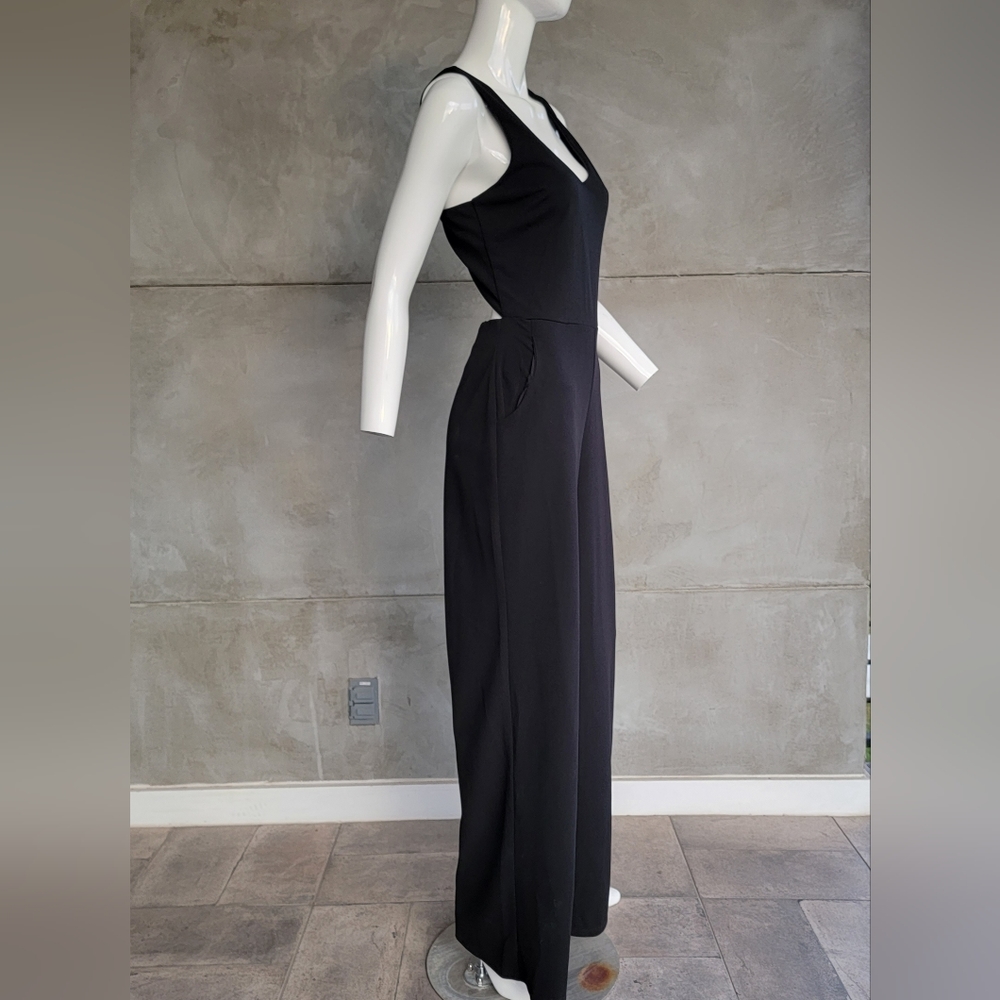 Criss Cross Back Wide Leg Jumpsuit